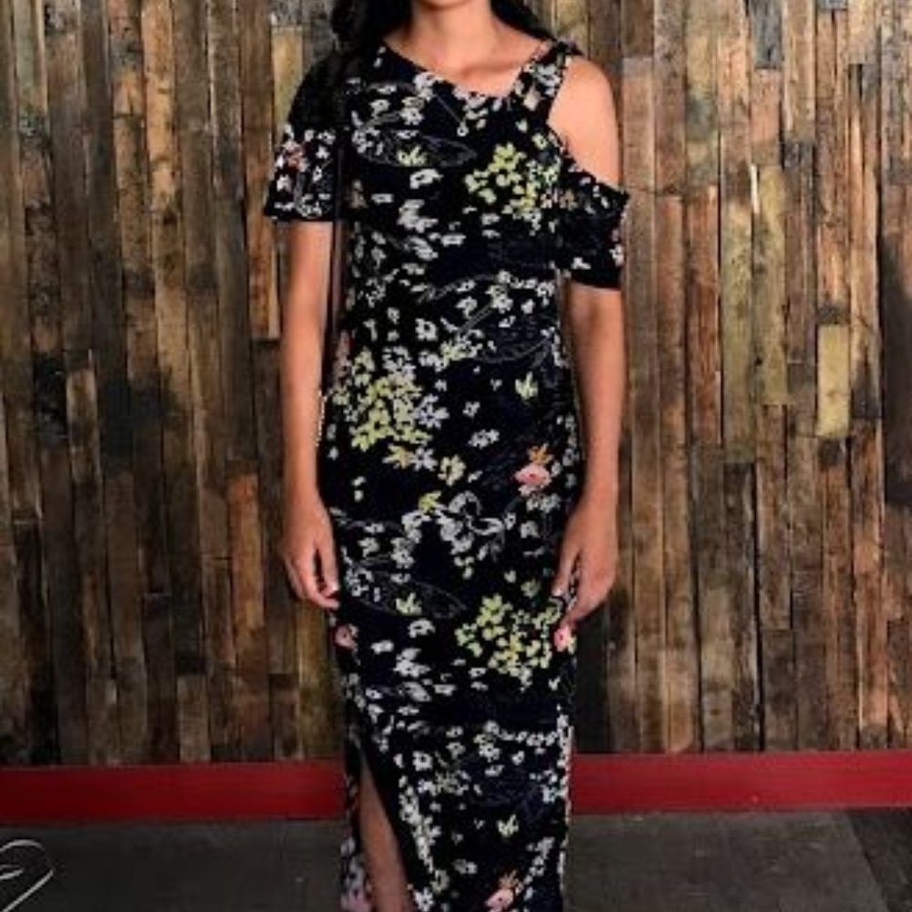 RACHEL One-shoulder Maxi Dress - S